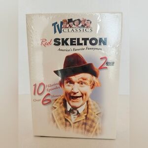 RED SKELETON TV CLASSICS DVD NEW SEALED 10 EPISODES 6 HOURS 2 DVD SET